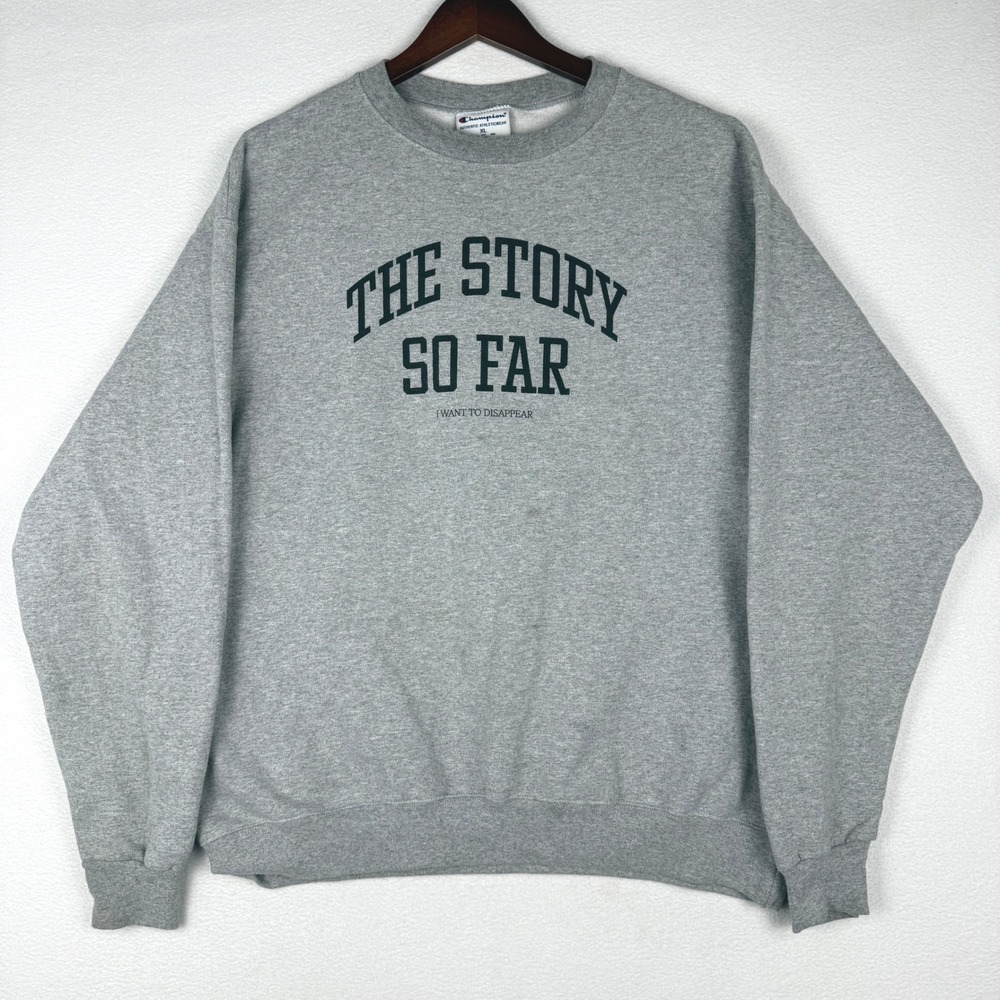 The Story So Far Champion Sweatshirt Mens XL Gray Crewneck Pop Punk